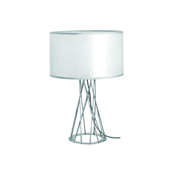 ACDC Table Lighting – Scandinavian Range – White Drum Shape