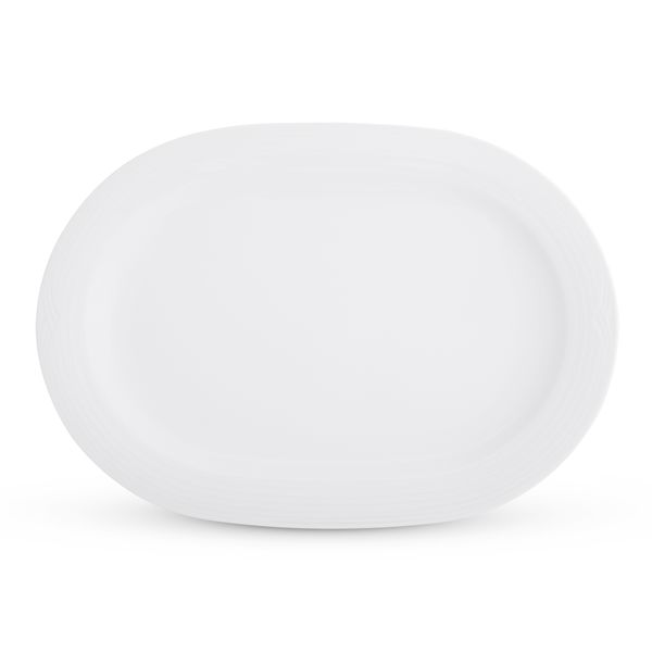 Noritake - Arctic White - Oval Platter Medium - 30.6cm