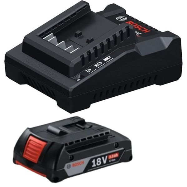 Bosch - Professional 18V Charger (GAL 18V-20 II) and 2Ah Battery (GBA 18V)