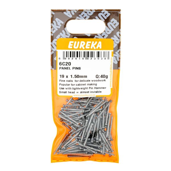 EUREKA Panel pins 19 x 1.50mm Q:40g 6C20