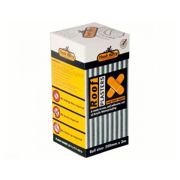 Flash Harry - Roof Plasters 3M X 100mm Grey - 2 Pack