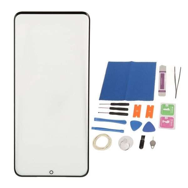 S20 Ultra Front Glass Black Kit