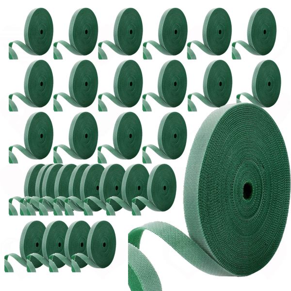 20 Pieces Green Plant Tape, Reusable Garden Tie for Climbing Plants