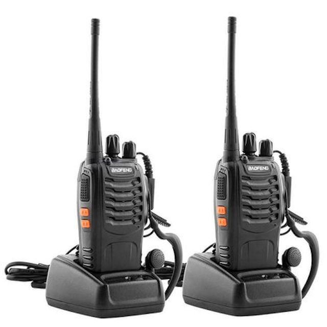 Baofeng 16-Channel UHF Walkie Talkie 2-Way Radio - 2 Piece