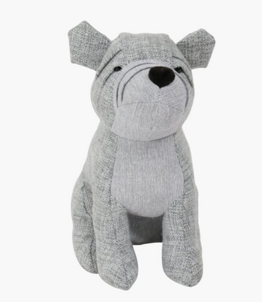Kids Cutie Frenchie Door Stop - Grey