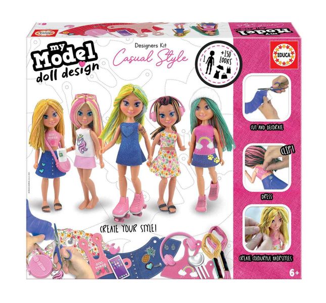 Educa My Model Doll Design - Casual Style