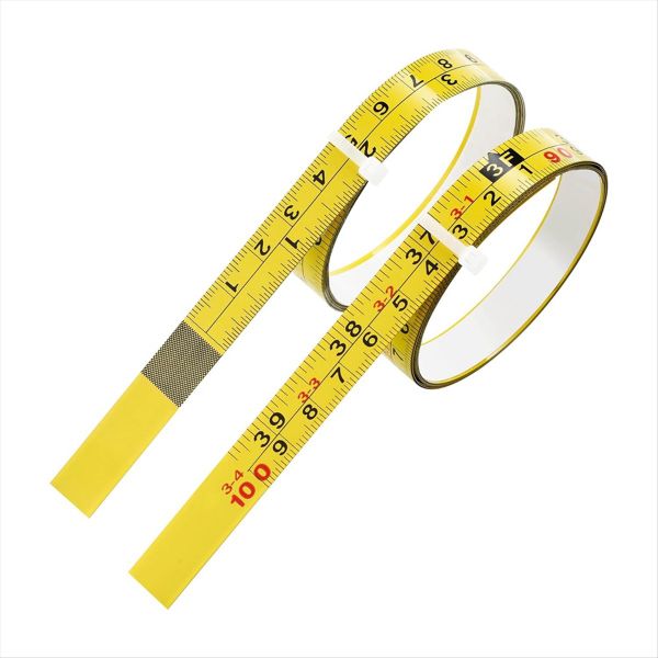 Right To Left Reading 100Cm/39-Inch Imperial And Metric Ruler Tape