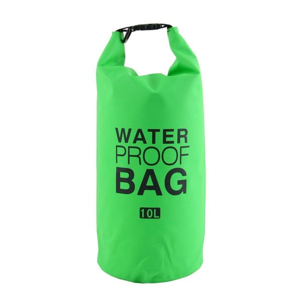 Waterproof Drybag Backpack - Outdoor - Green 10L