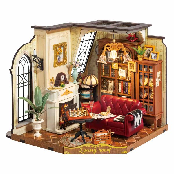 Rolife by Robotime - Catherine's Living Room DIY Miniature 3D House