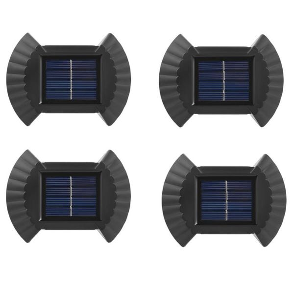 4 Piece Smart Solar Energy Wall Lamp