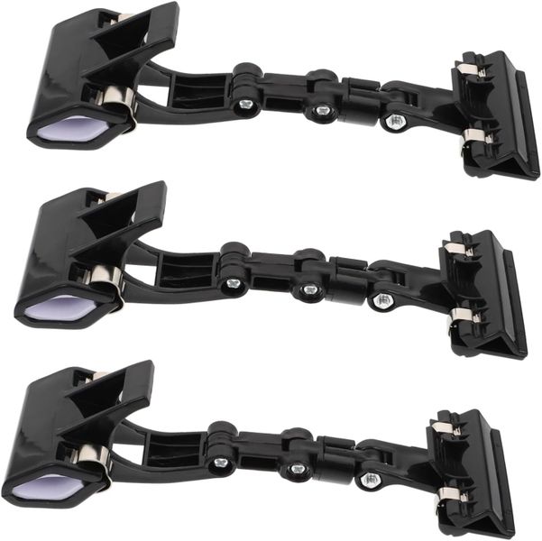 Black Supermarket Label Holder Advertising Clips for Retail Signage &amp; Disp