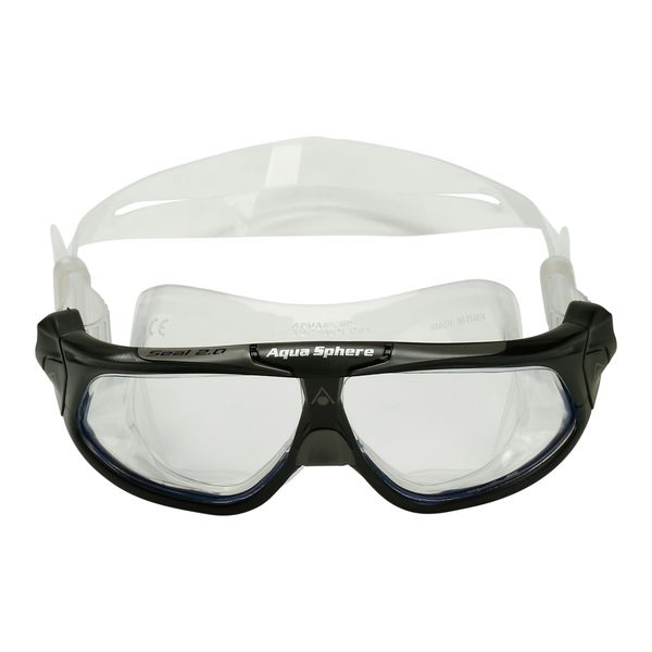 Aquasphere Seal 2.0 - Clear Lens - Black/Grey Swim Mask