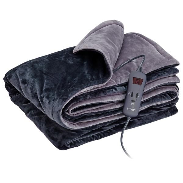 Solac Electric Throw Over Blanket Single Bed (160cm x 120cm) 120W Shop Today. Get it