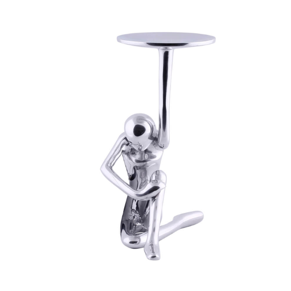 Polished Elegant Candle Holder - Lady - 52cm