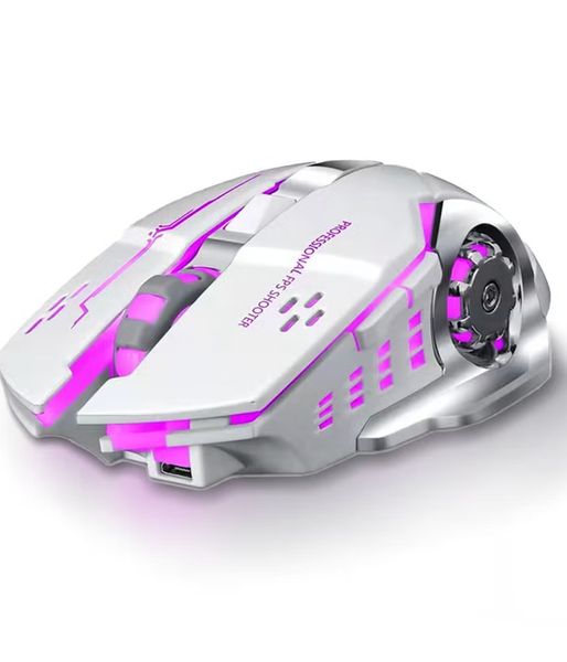 Wireless Gaming Mouse Charging 2.4G+Bluetooth Dual Mode for Laptops PCS