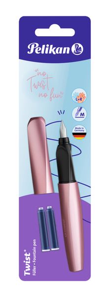 Pelikan Fountain pen Twist P457 Girly Rose M + 2 TP blister