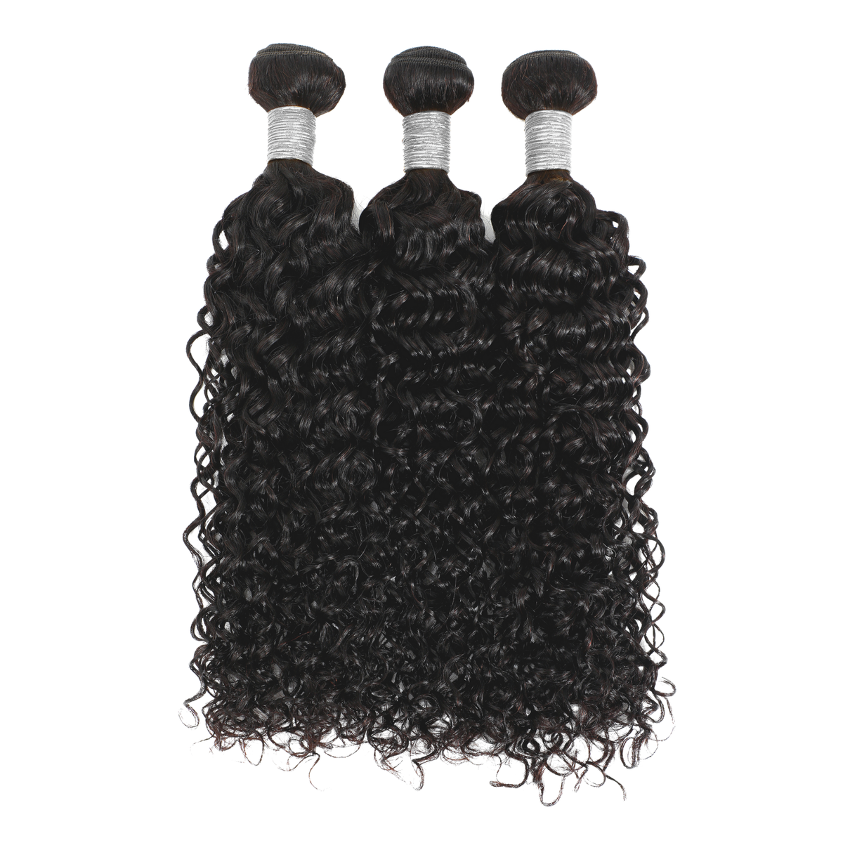 20in Human Hair Bundles Jerry Curly Natural Color 200g 3piece Pack Hair