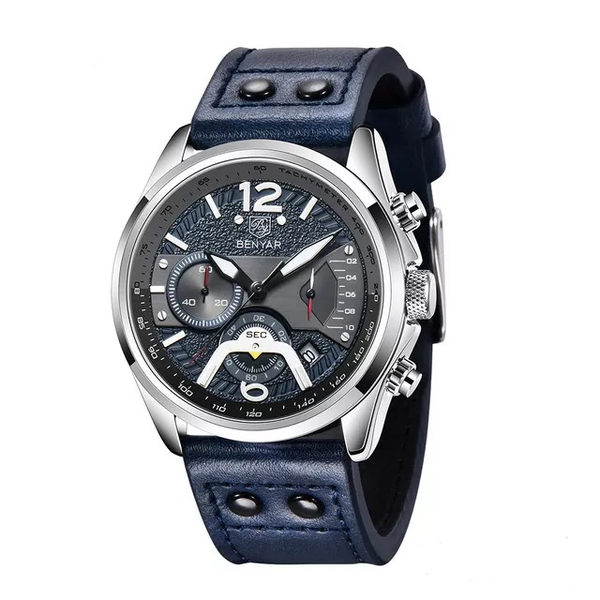 Benyar 5171 Mens Chrongraph Watch - Blue