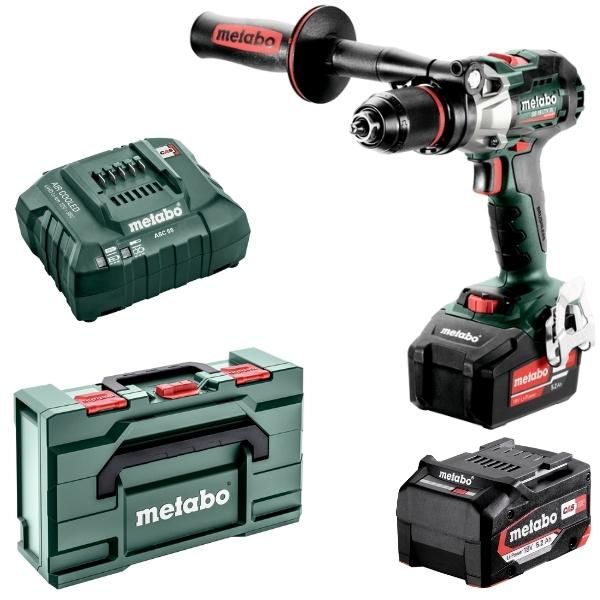 Metabo - Cordless Hammer Drill (602360650) , 2 x 5.2Ah , Charger & Case