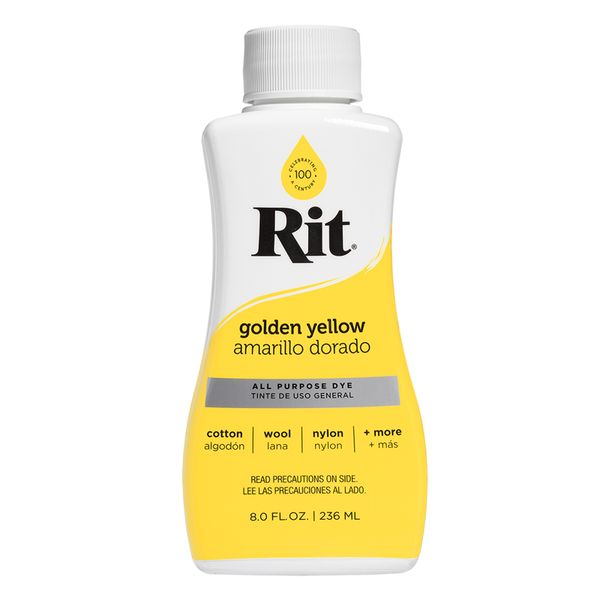 Rit All-Purpose Liquid Dye - Golden Yellow 236ml