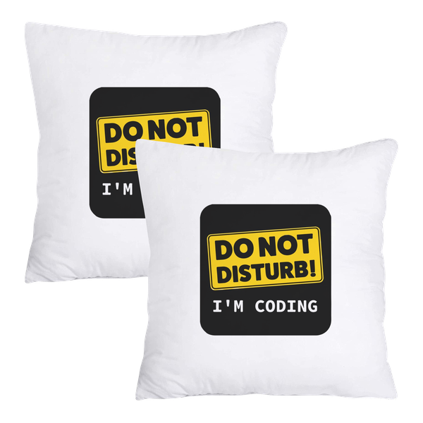 Scatter Cushion Cover Set (50cmx50cm) - Do Not Disturb