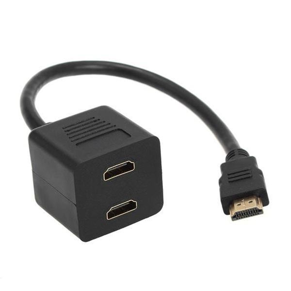 Gold Plated 1 Input 2 Output HDMI Splitter 30CM