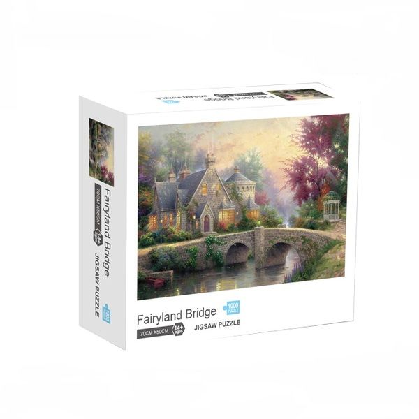 1000 Pieces Of Family Game Fairyland Bridge Jigsaw Puzzle Toy
