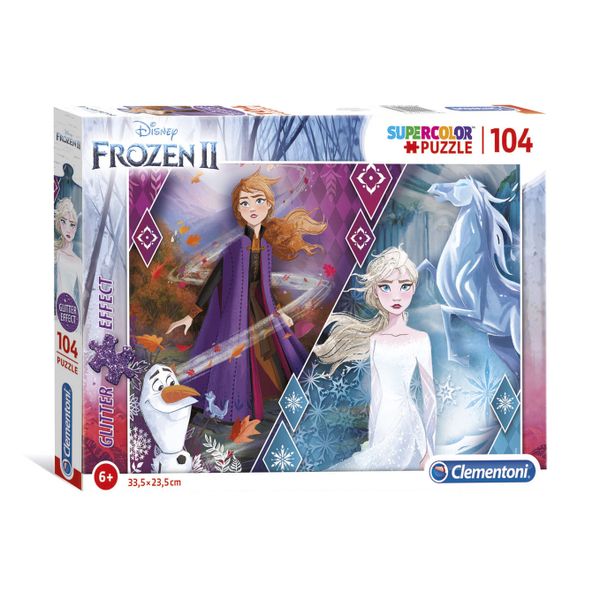 Clementoni 104 Pieces Puzzle Glitter Disney Frozen 2