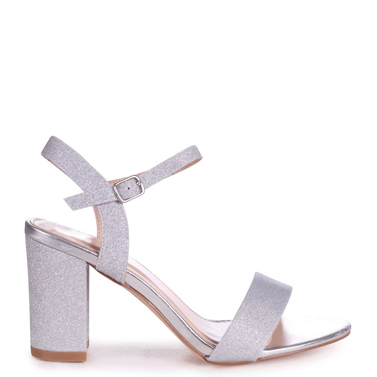 Linzi SKYLINE Heels Silver Glitter Shop Today. Get it Tomorrow