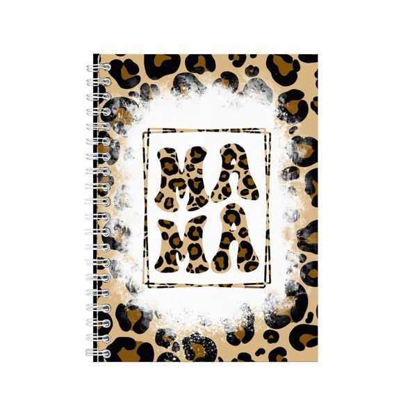 Cheetah Leopard Mom Notebook Mother's Day Gift Idea A4 Notepad Pad 83
