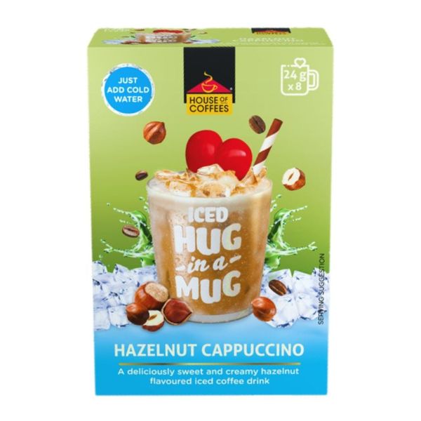 Hug In A Mug Iced Hazelnut Cappuccino 24g x 8