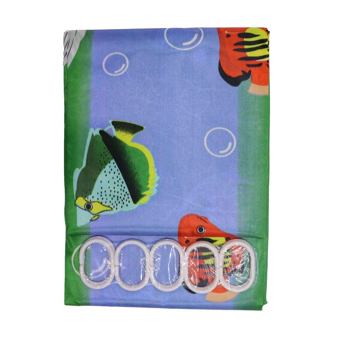 100 Waterproof Shower Curtain Oceanic Design 71x180cm Shop Today