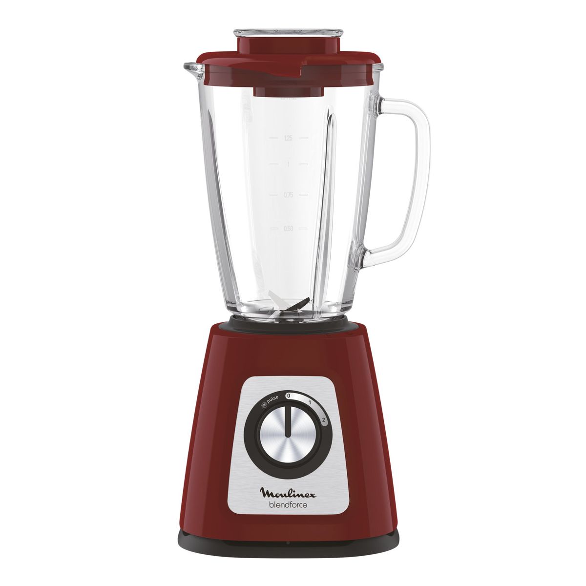 Moulinex Blendforce 2 Glass Jug Red 800 W