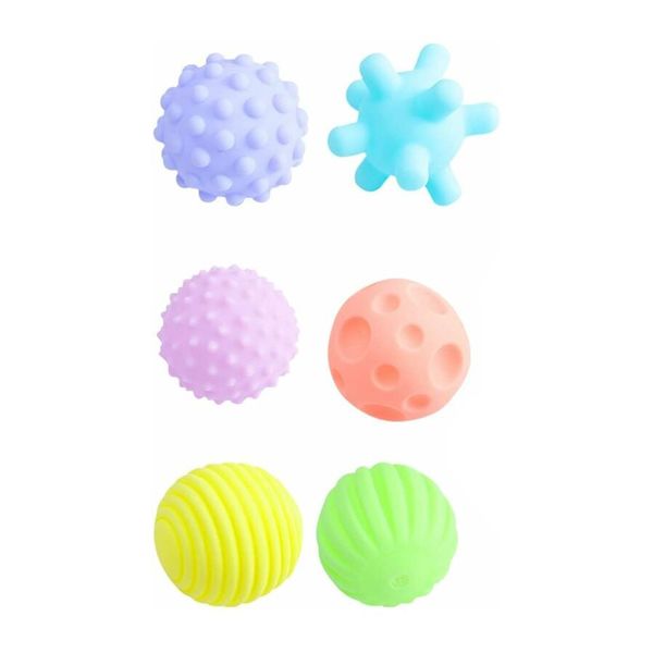 6 Packs Dog Toy Ball Crush Ball Squeaky Dog Toy Chew Ball for Dogs
