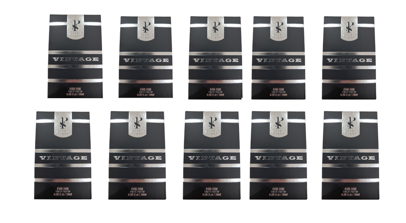 Perfect Scent Vintage For Him Pocket size Cologne Pack Of 10