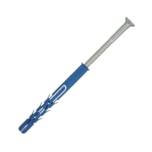 Rawplug - Nyl Frame Fixing ZP And CSK Screw 9.8mm x 80mm (6 Pack)