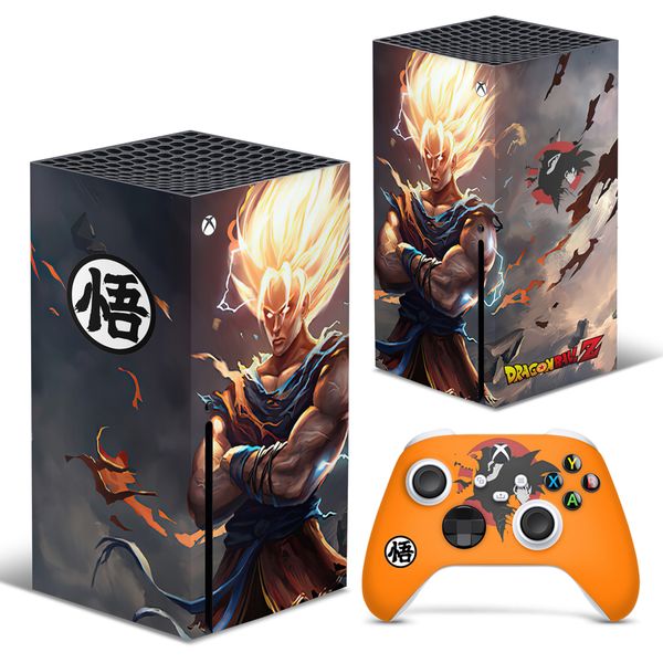 Decal Skin Compatible with Xbox Series X - Dragon Ball Z 2022 (Decal Only)