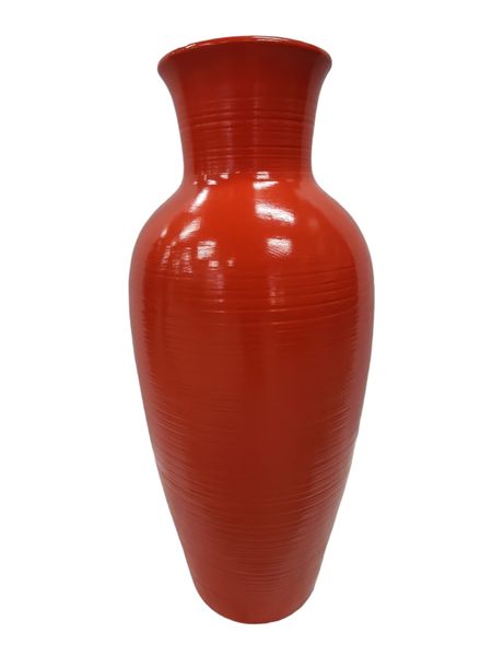 Vase Ceramic Belle Orange - Decor Essentials