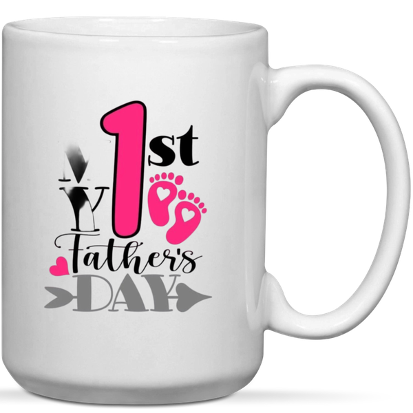 My 1st Father's Day Baby Girl Mug