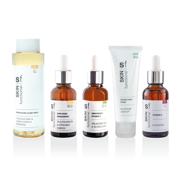 Pigmentation Skincare Set for Oily Skin, Serum, Alpha Arbutin,