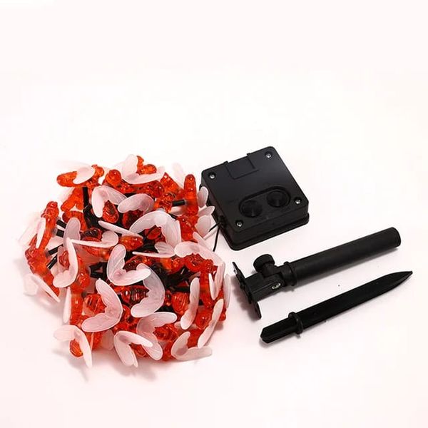 Outdoor Waterproof Solar String LED Light Bee String For Garden Decorations