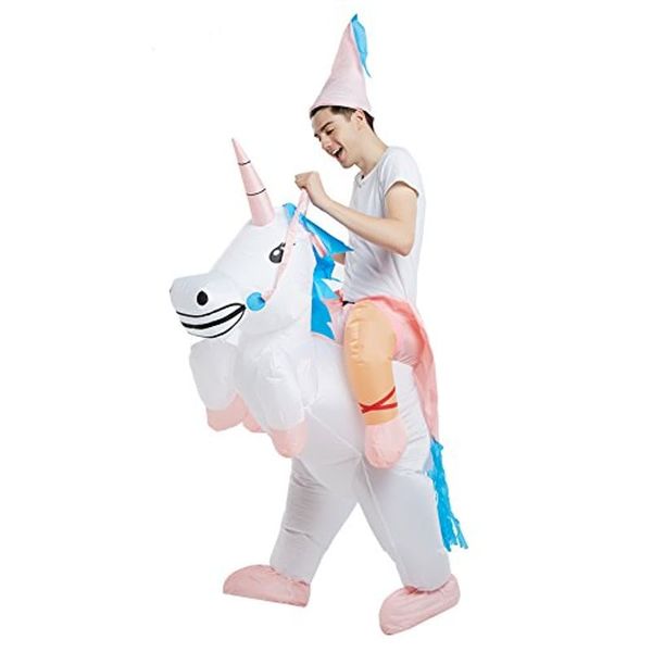 Unicorn Inflatable Ride-On Costume