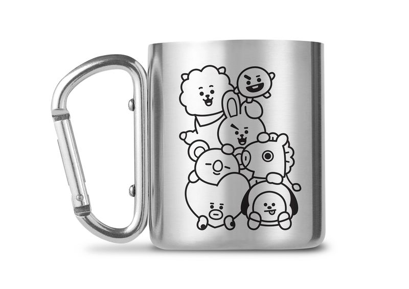 BT21 - Pile Up Carabiner Mug