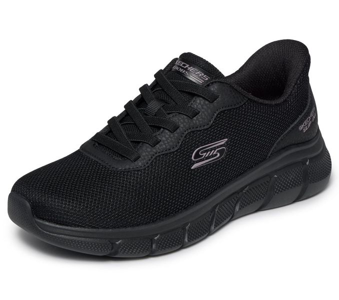 Skechers Womans Bobs B Flex Sneaker - Black