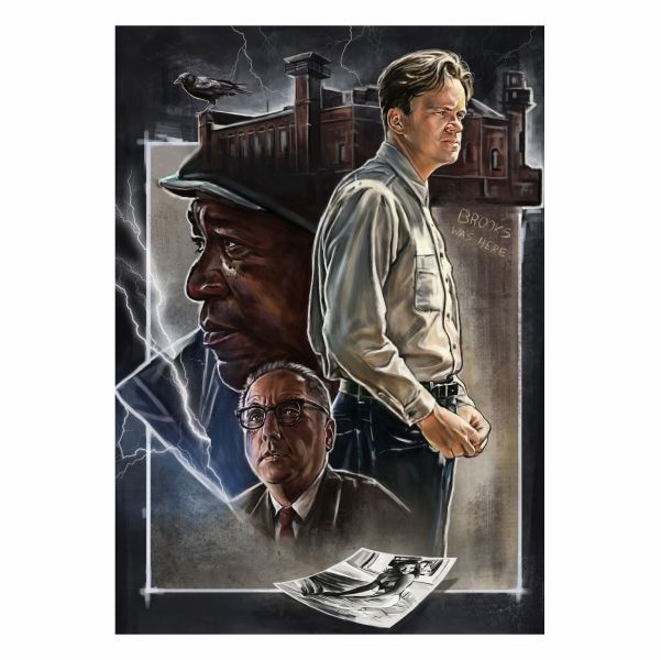 The Shawshank Redemption Movie Portrait - A1 Poster