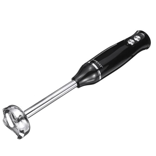Hand Blender 500W 4-in-1 Immersion Handheld Blender Set - Black