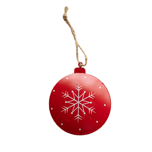 Wrought Iron Christmas Tree Pendant Star Bell Christmas Party C