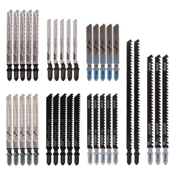 Tools Metal Jigsaw Blades For Woodworking Cutting Power Tools 25 Pieces