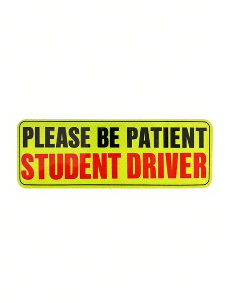 Reflective Magnetic Learner Sticker