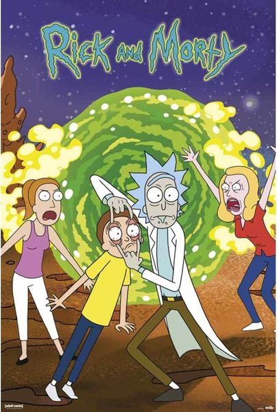 Rick And Morty Portal Poster